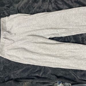 Plain Light Gray Girls Joggers / Sweatpants.